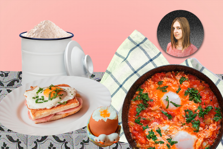Что можно приготовить из яиц молока и сыра